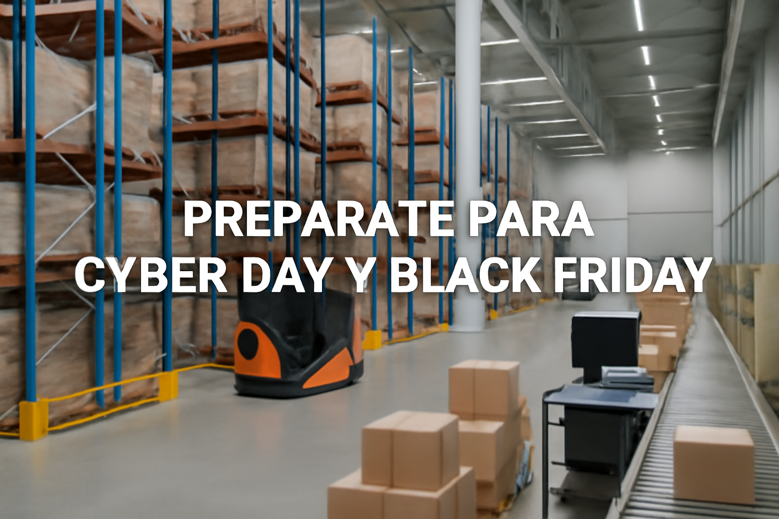 Peak Season Almacén: Prepárate para Cyber Day y Black Friday