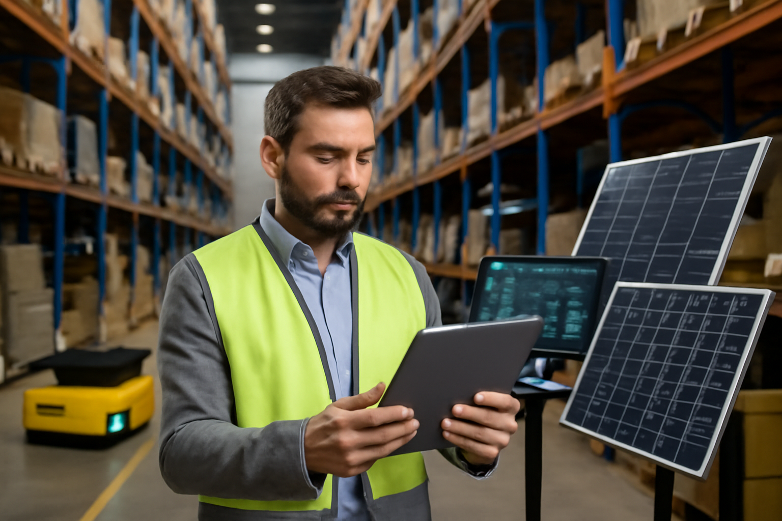 Sostenibilidad en Almacenes: Tecnología para Reducir Huella