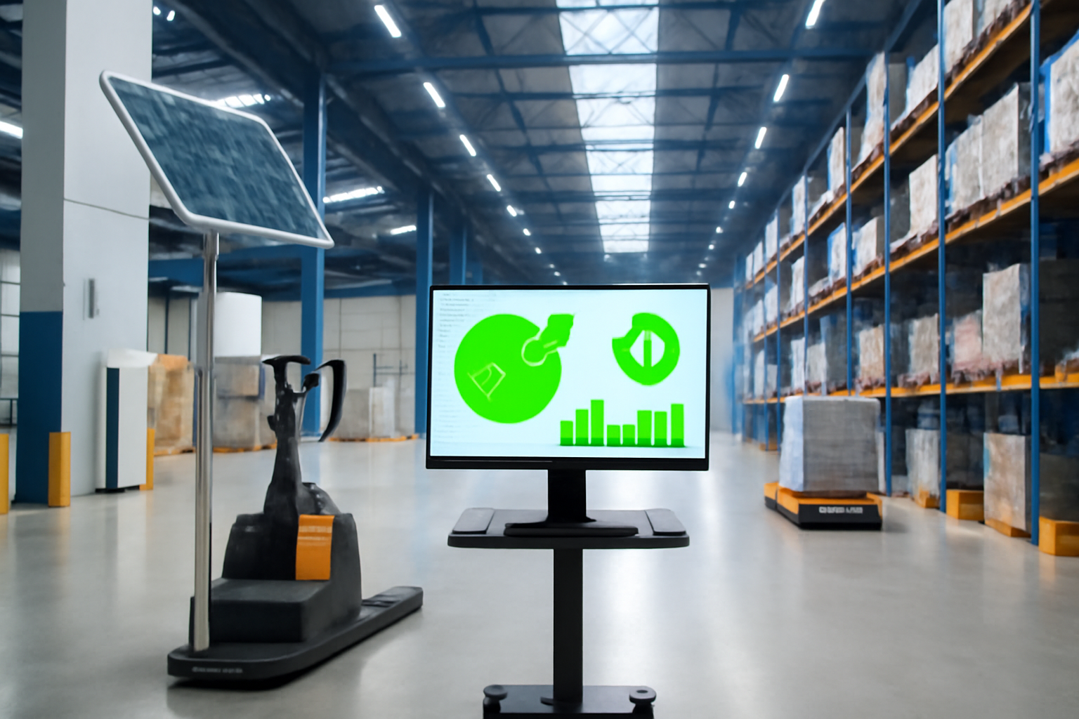 Sostenibilidad en Almacenes: Tecnología para Reducir Huella